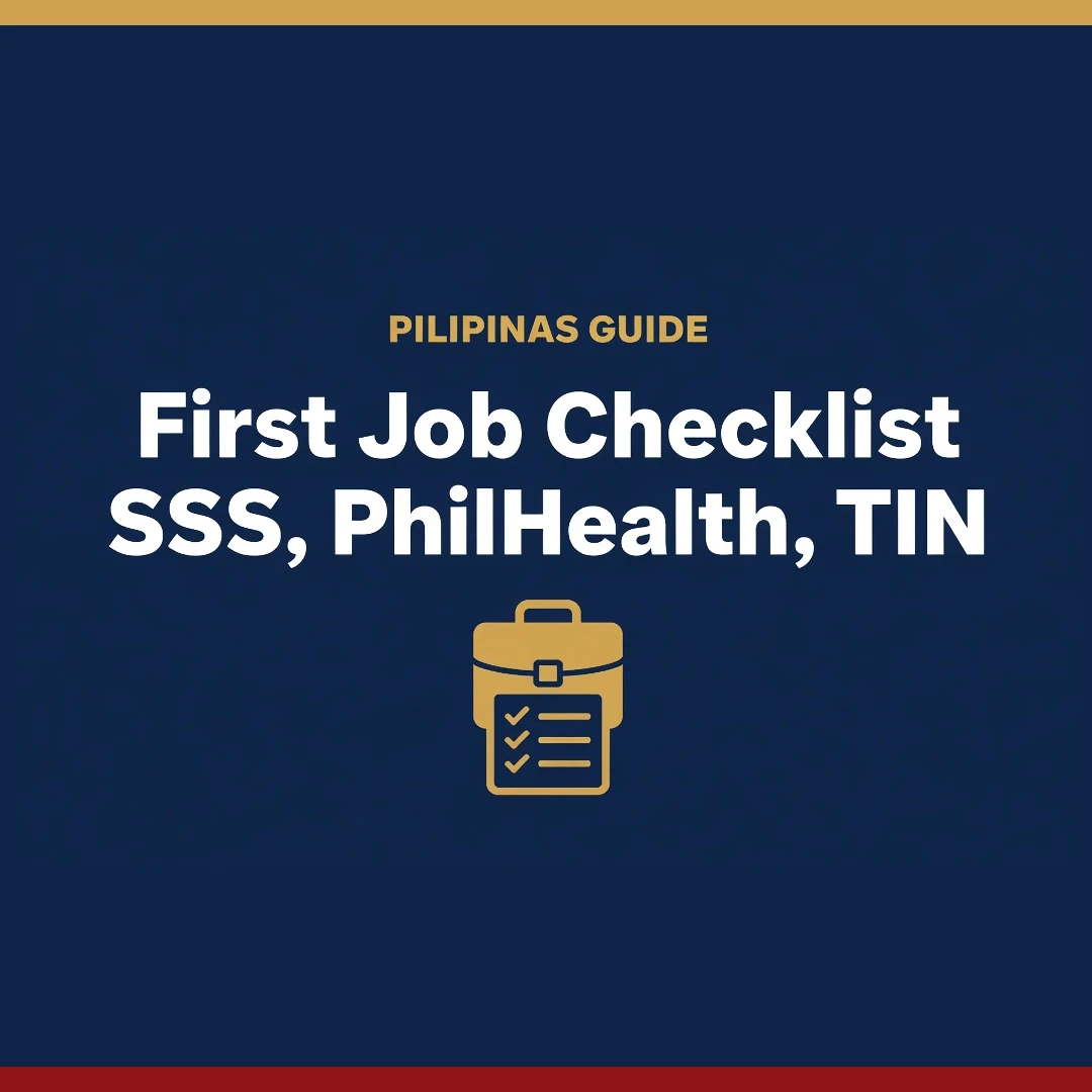 First job checklist 2026: SSS, PhilHealth, Pag-IBIG, TIN at clearances para sa unang trabaho