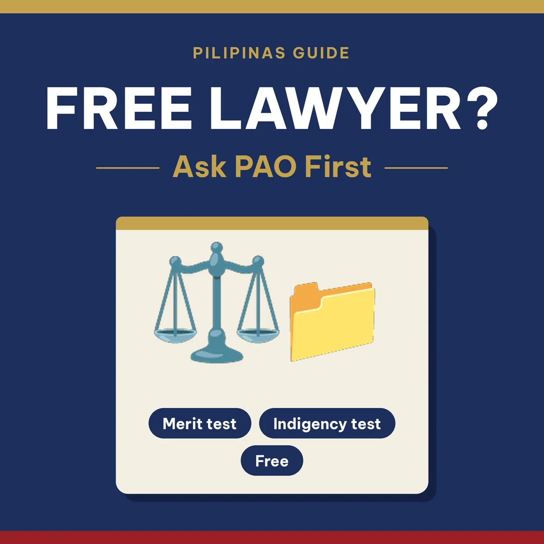 Free lawyer from PAO: who qualifies, requirements and steps (Pilipinas Guide)