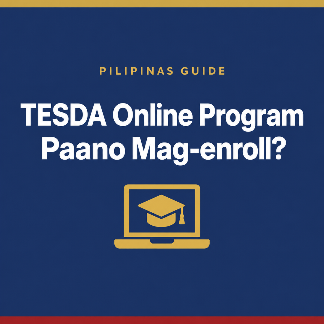 Paano mag-enroll sa TESDA Online Program (TOP) 2026: step-by-step guide